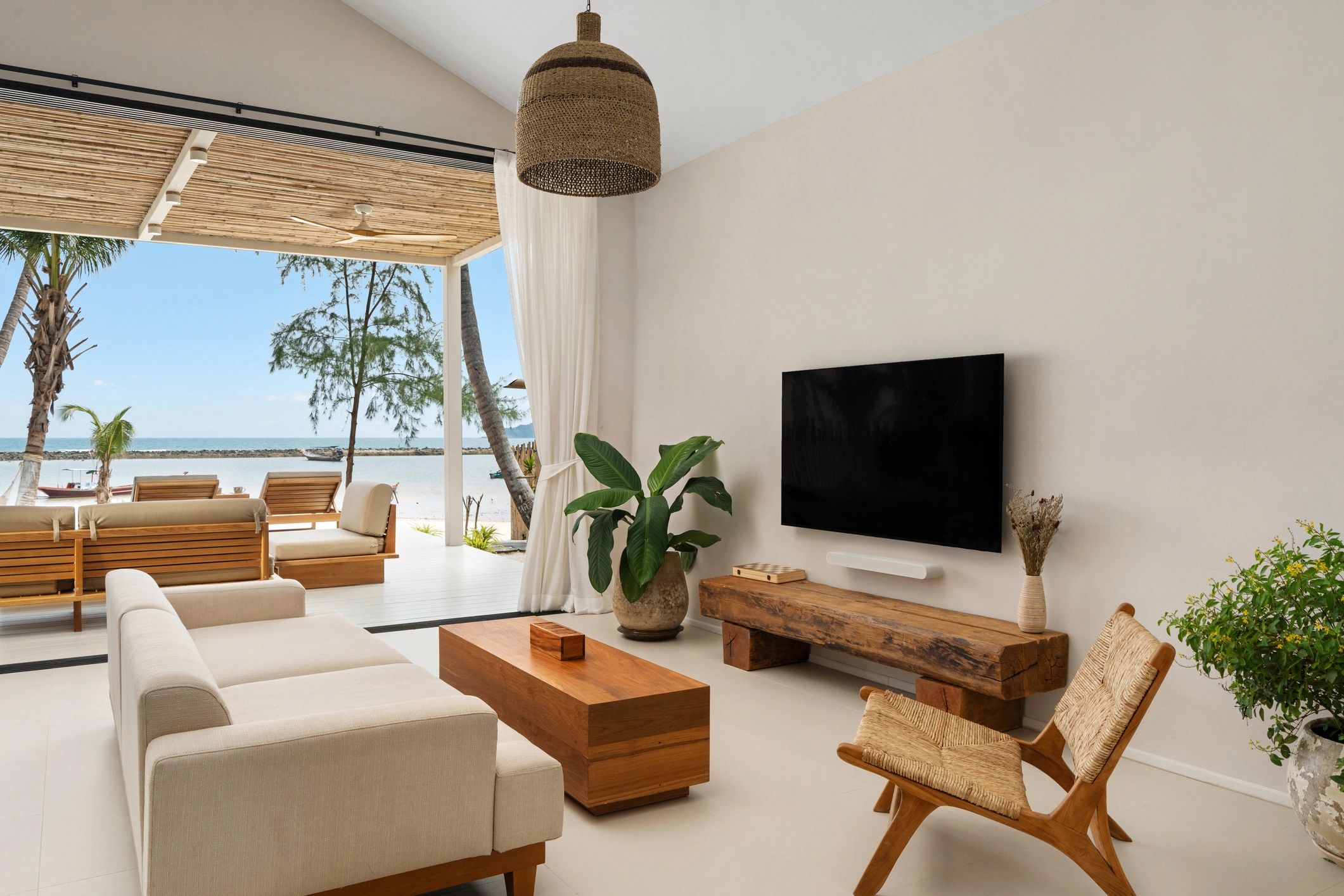 Elegant living room interior with luxury decor