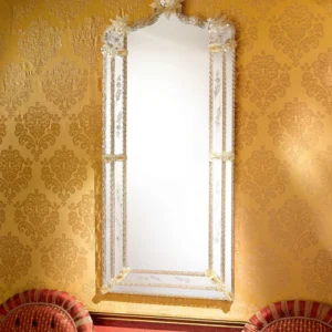 Gold Crest Full-Length Venetian Mirror