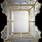 Gold Ornate Rococo Venetian Mirror