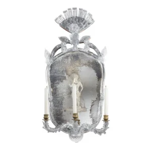 Murano Glass Mirror Sconce