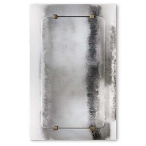 Modern Aged Glass Venetian Mirror