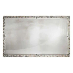 Silver Scroll Landscape Venetian Mirror