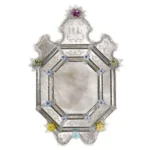 Murano Floral Octagonal Venetian Mirror