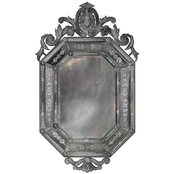 LOUIS XIV Octagonal Venetian Mirror