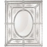 Crystal Rope-Trim Venetian Mirror