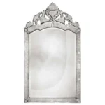 LOUIS XIV Antiqued Silver Venetian Mirror