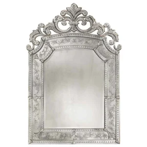 LOUIS XIV Crystal Venetian Mirror